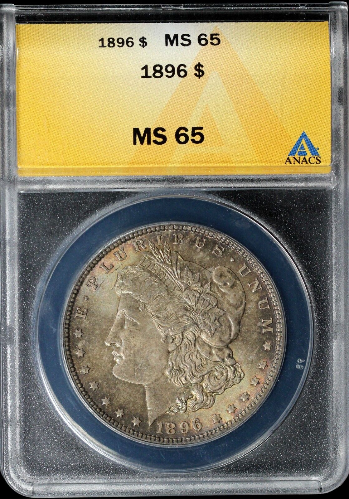 1896 $1 Morgan Dollar ANACS MS 65