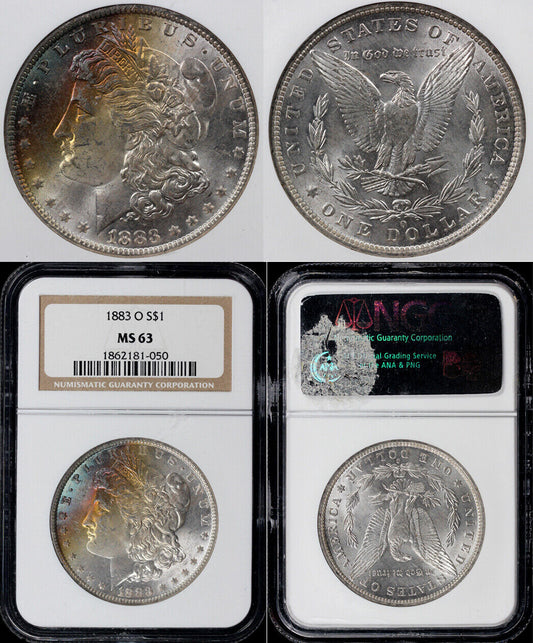 1883-O $1 Morgan Dollar NGC MS 63
