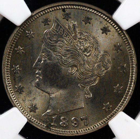 1897 5c Liberty Nickel NGC MS 63