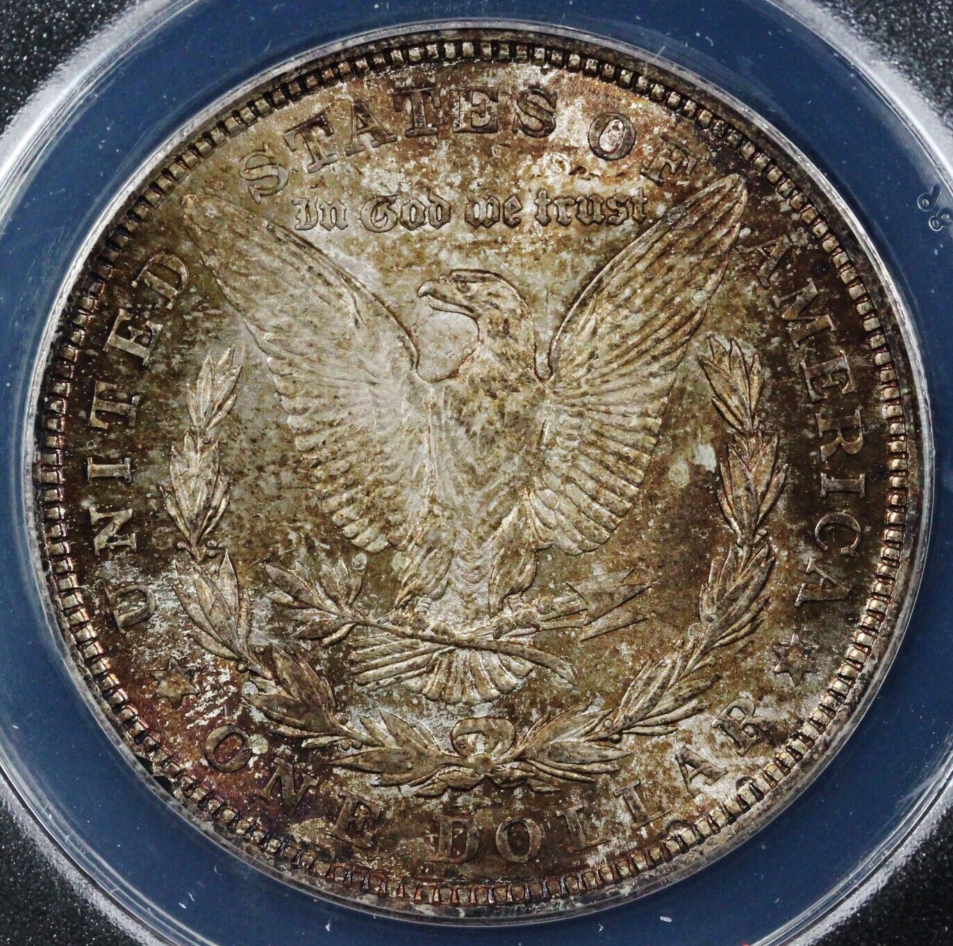 1921 $1 Morgan Dollar ANACS MS 63 *Toning*