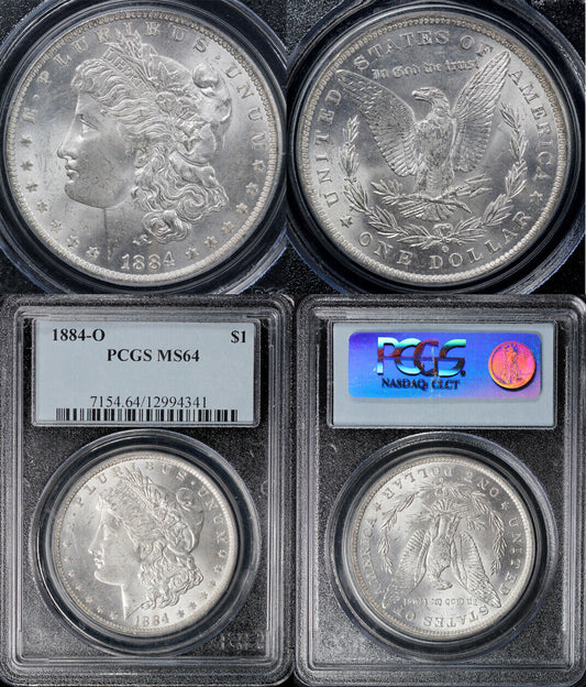1884-O $1 Morgan Dollar PCGS MS 64