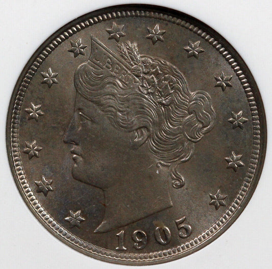 1905 5c Liberty Nickel ANACS MS 64