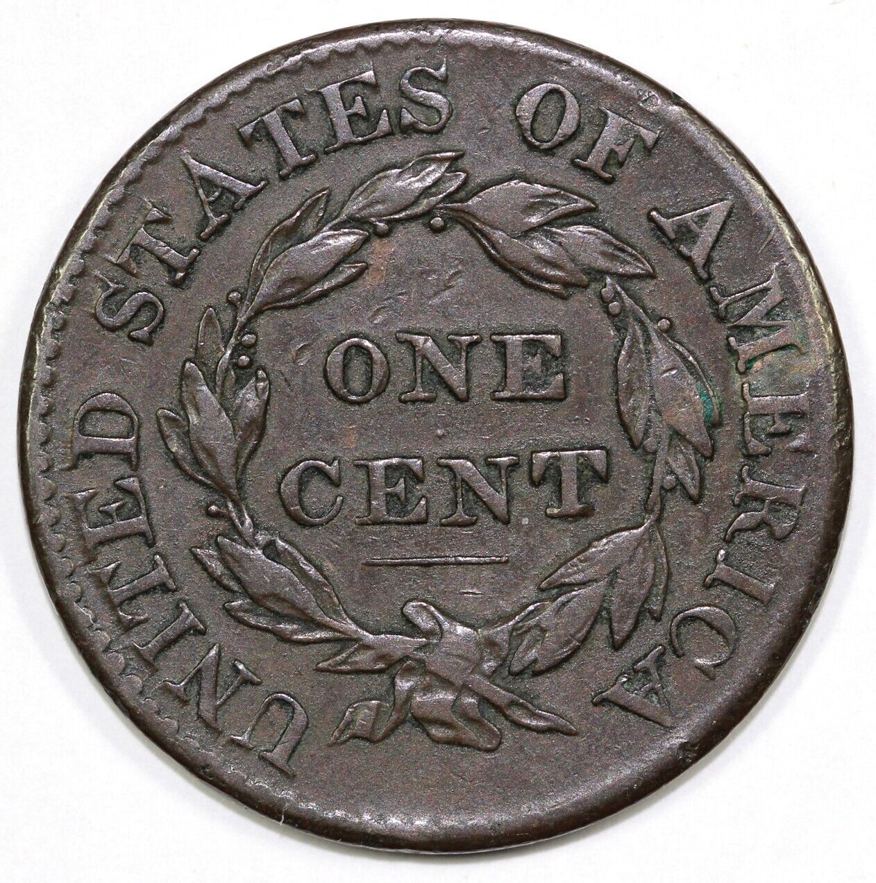 1825 1c N-9 Misaligned Die Matron Head Large Cent *Early Die State*