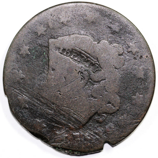 1818 1c N-4 Matron Head Large Cent
