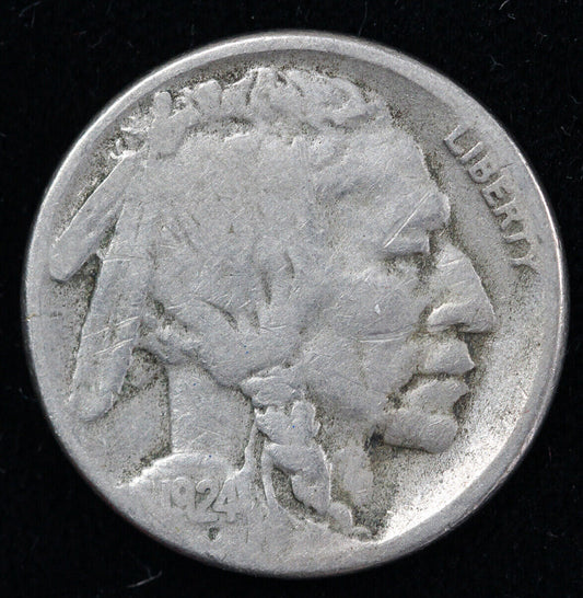 1924-S 5c Buffalo Nickel