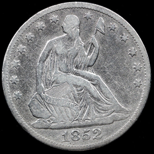 1852-O 50c Seated Liberty Half Dollar