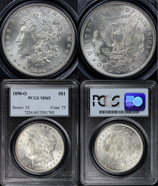 1898-O $1 Morgan Dollar PCGS MS 65