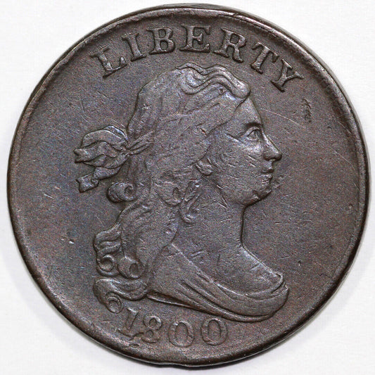 1800 1/2c Draped Bust Half Cent