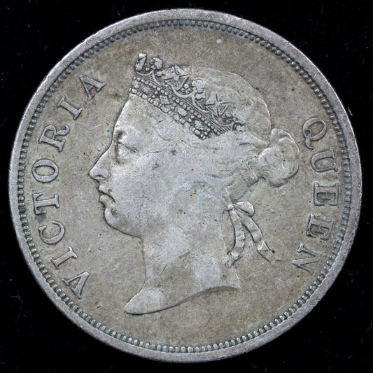 1898 50c Canada Straits Settlements Queen Victoria Half Dollar