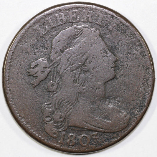 1803 1c S-262 Draped Bust Large Cent