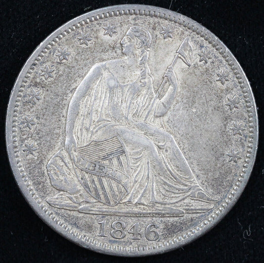 1846 50c Seated Liberty Half Dollar