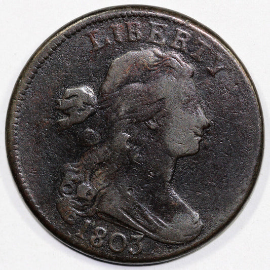 1803 1c S-253 Draped Bust Large Cent
