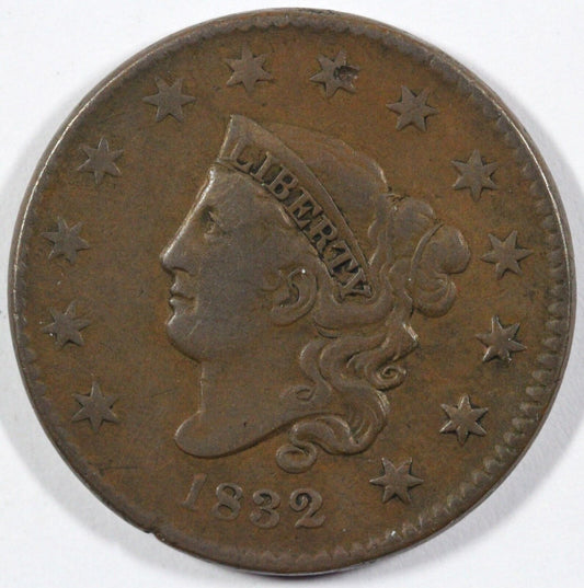 1832 1c Matron Head Large Cent