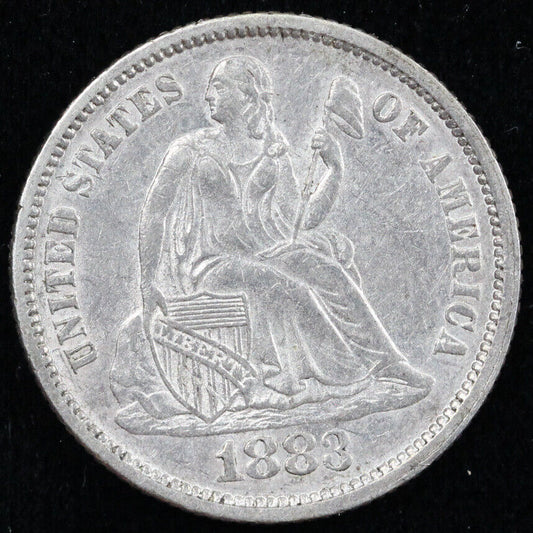 1883 10c Seated Liberty Dime