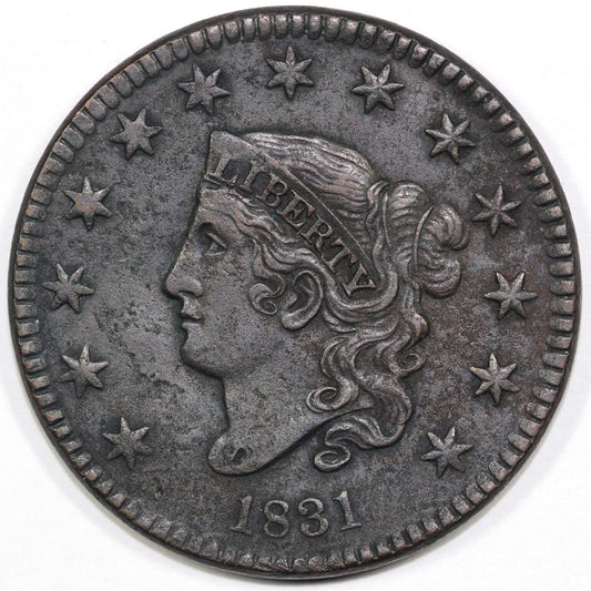 1831 1c Matron Head Large Cent