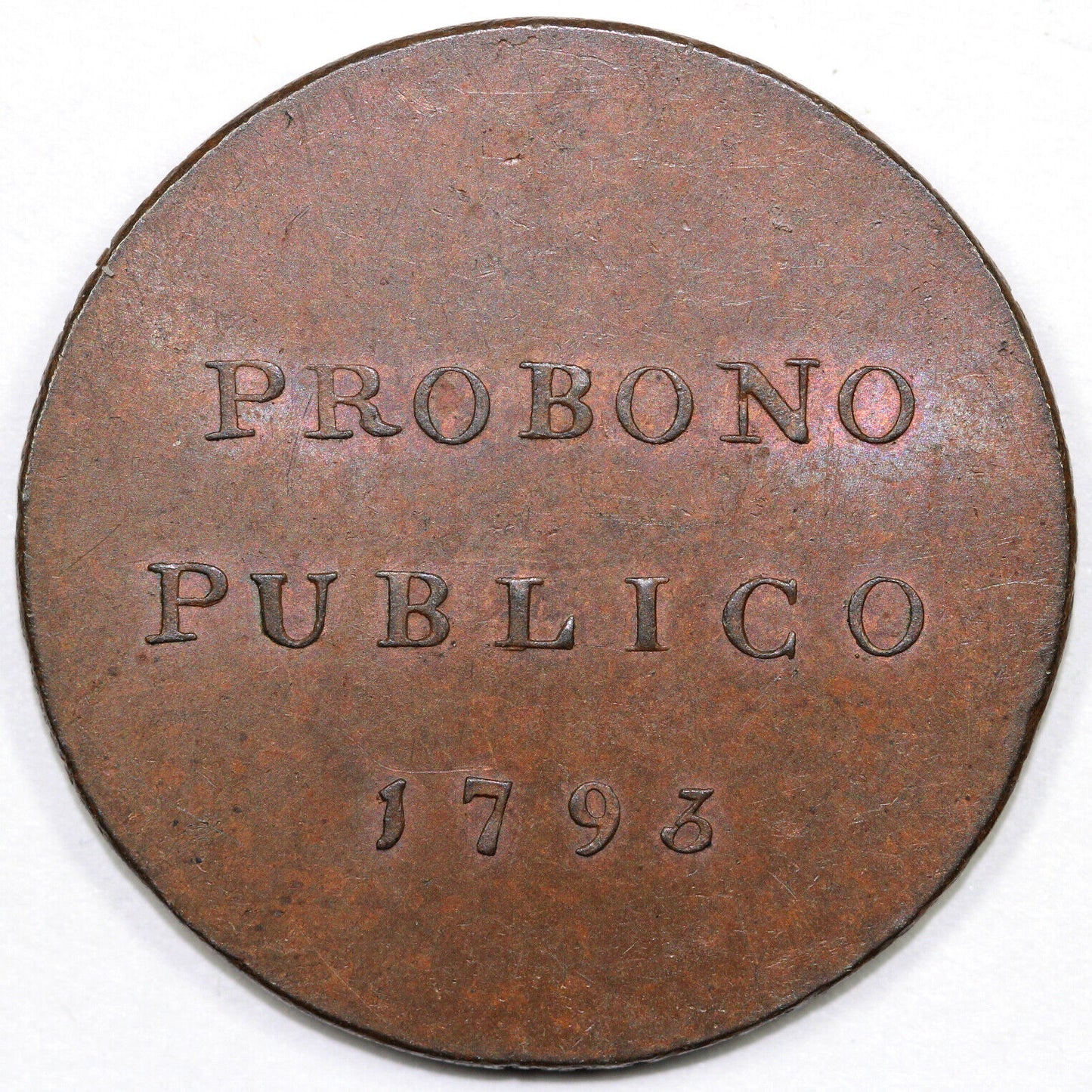 1793 1c Probono Publico Great Britain Conder Token