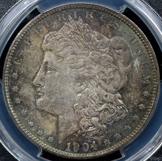 1904-O $1 Morgan Dollar PCGS and CAC MS 65 *Toning*