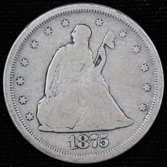 1875-S 20c Seated Liberty Twenty Cent Piece