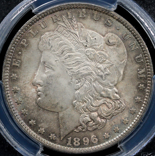 1896 $1 Morgan Dollar PCGS MS 63