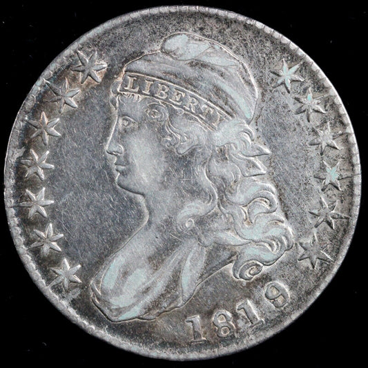 1819/8 50c Capped Bust Half Dollar
