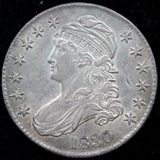 1830 50c O-101 Capped Bust Half Dollar