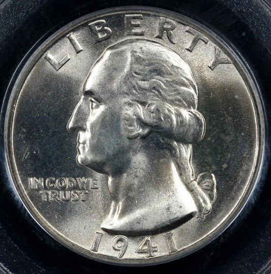 1941-S 25c Washington Quarter PCGS MS 64