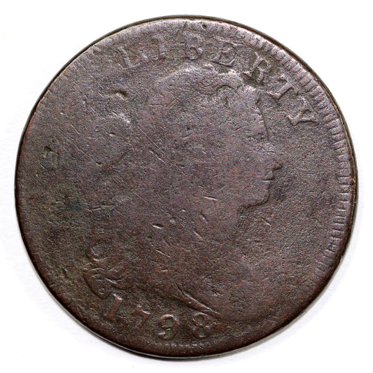 1798 1c S-155 Draped Bust Large Cent