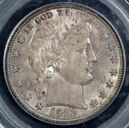 1912 50c Barber Half Dollar PCGS MS 63