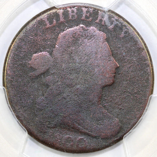 1800 1c S-210 Draped Bust Large Cent PCGS Good Details Cleaned