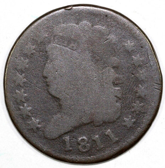 1811 1/2c C-1 Classic Head Half Cent