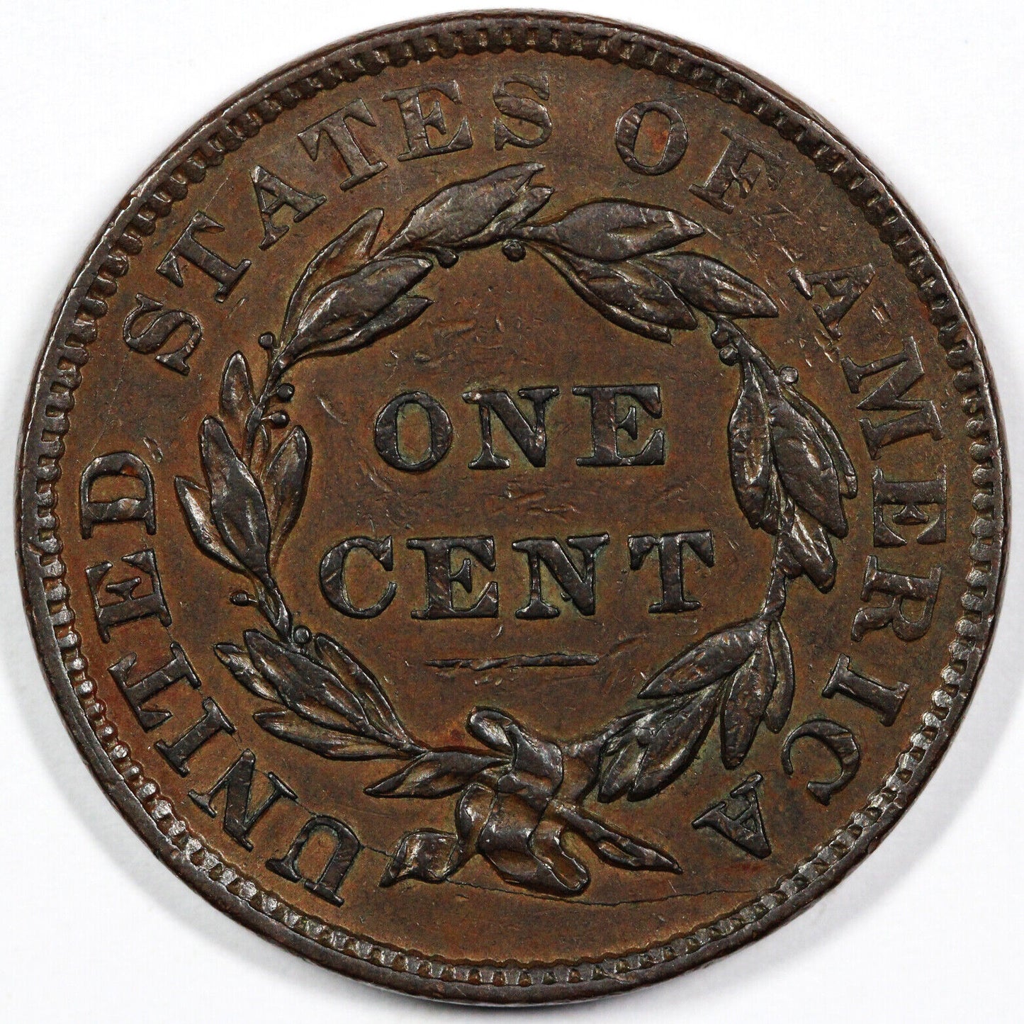 1837 1c N-17 Matron Head Large Cent