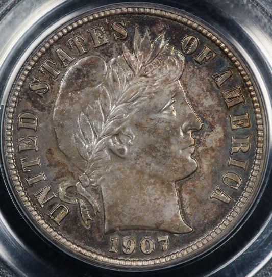 1907 10c Proof Barber Dime PCGS PR 64