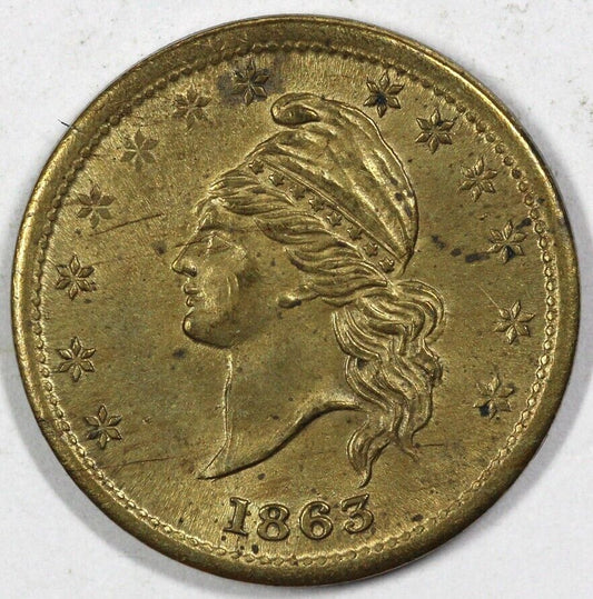1863 CWT God Protect the Union Civil War Token