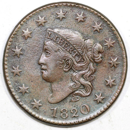 1820 1c Matron Head Large Cent