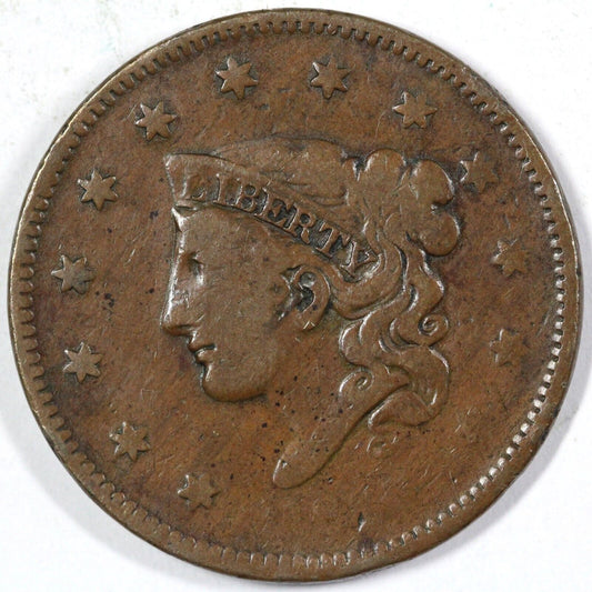 1837 1c N-17 Matron Head Large Cent *E-MDS*