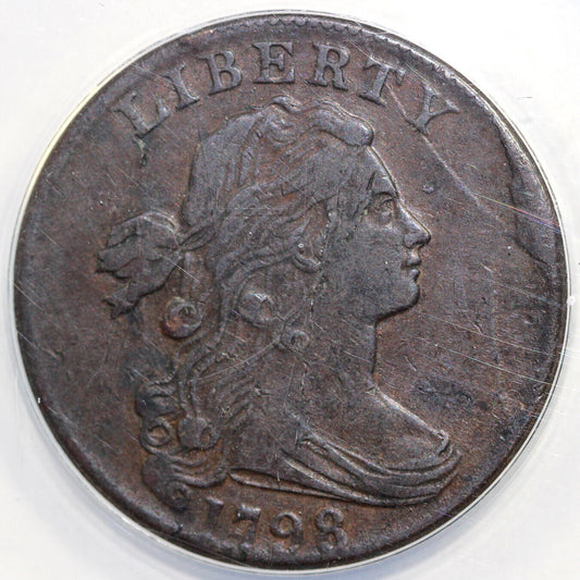 1798 1c S-187 Draped Bust Large Cent