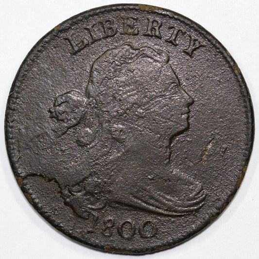 1800 1c S-202 Draped Bust Large Cent