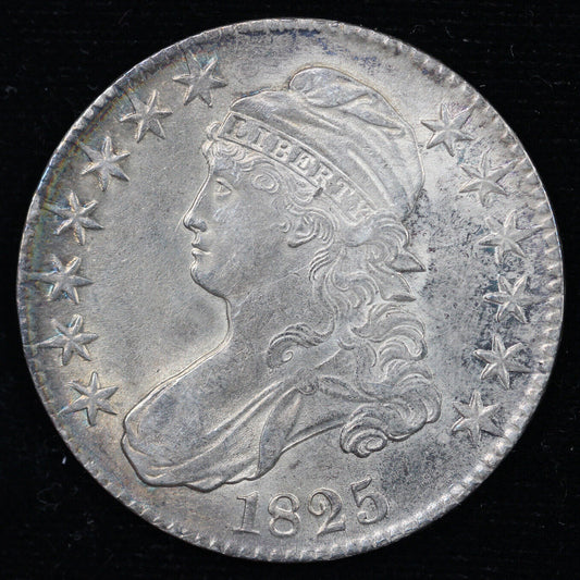 1825 50c Capped Bust Half Dollar *Double Profile*