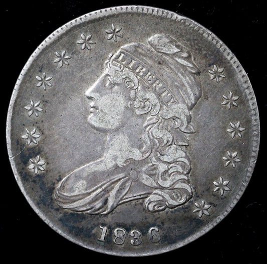 1836 50c Capped Bust Half Dollar