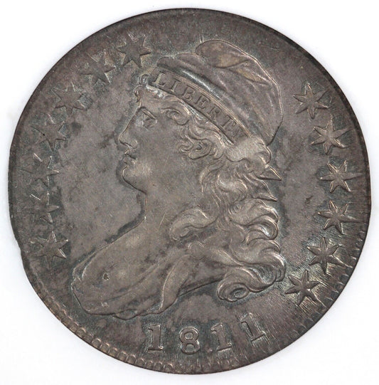 1811 50c O-101 Capped Bust Half Dollar ANACS EF 40