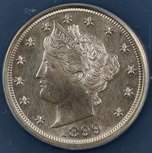 1899 5c Proof Liberty Nickel ANACS PF 60