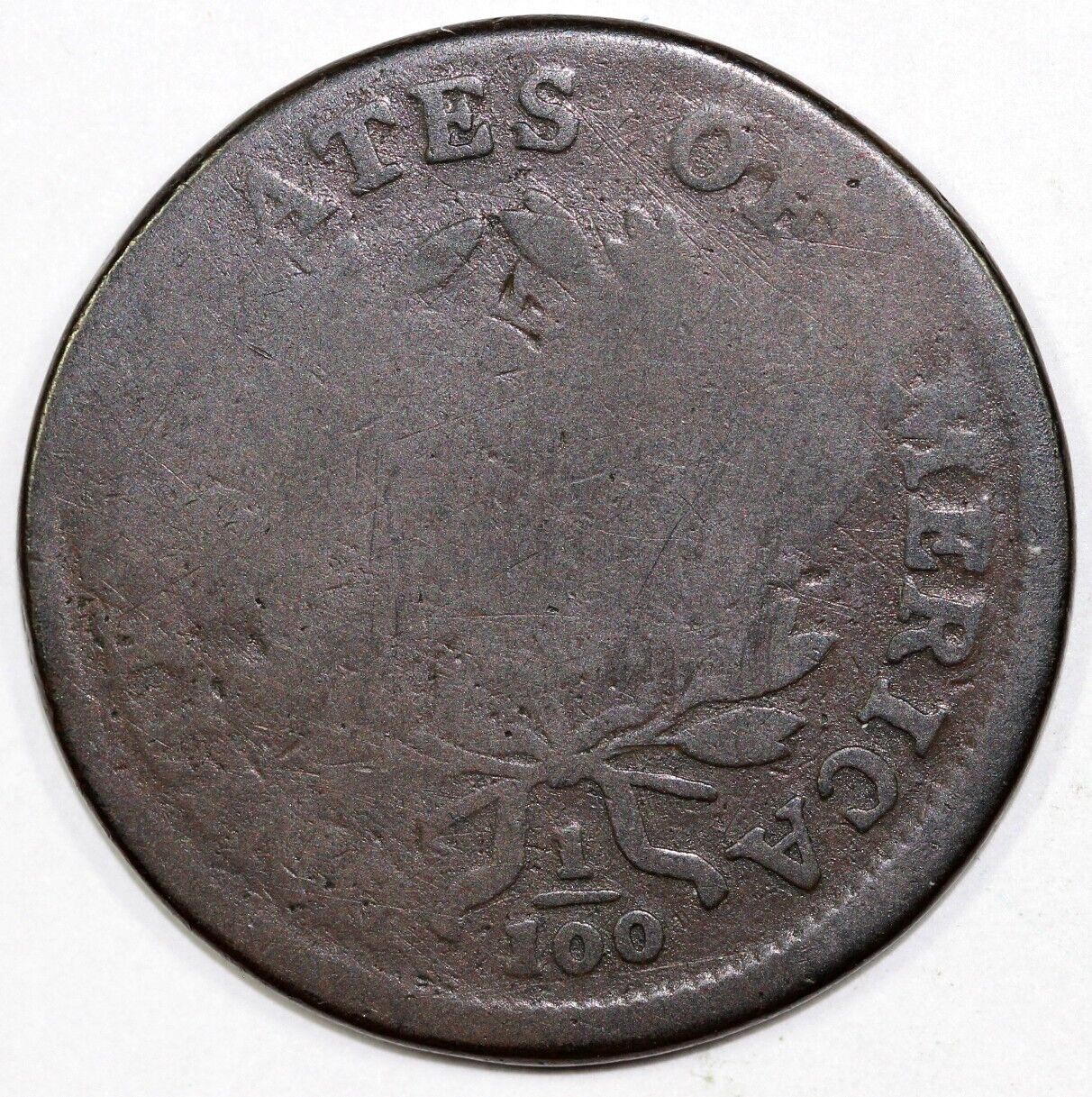 1800 1c S-200 Draped Bust Large Cent