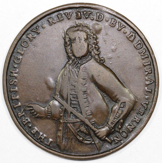 1739 Port O Bello Six Ships Admiral Vernon Betts Medal